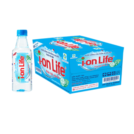 thùng nước ion life 330ml