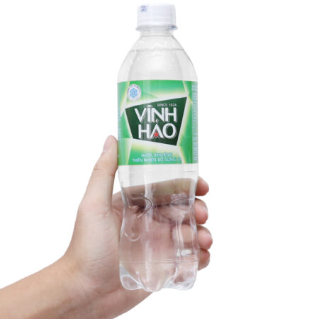 Nước khoáng Vĩnh Hảo có ga 500ml