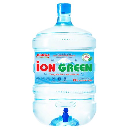 Nước uống kiềm Ion Green bình 19L của Bidrico